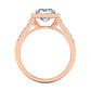 Celestial Halo Engagement Ring