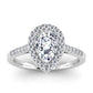 Pear-White Gold|Pear|14K White Gold|18K White Gold|Platinum