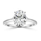 Oval-White Gold|Oval|14K White Gold|18K White Gold|Platinum