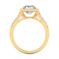 Celestial Halo Engagement Ring