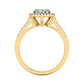 Celestial Halo Engagement Ring