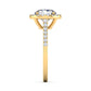 Celestial Halo Engagement Ring